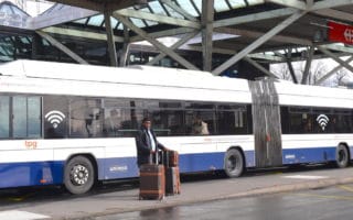 Genève TPG Remisage bus